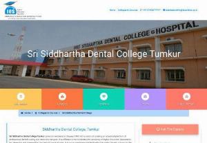 Sri Siddhartha Dental College Tumkur - Admissions, Courses, Ranking - Sri Siddhartha Dental College Tumkur was established in 1992. sri siddhartha dental college admission, courses, ranking, reviews, fees structure & Hostel fess Helpline - 9743277777