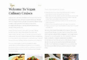 Vegan Culinary Cruise - \