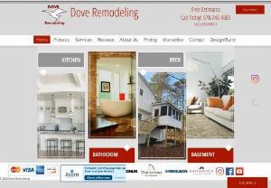 Dove Remodeling - If you are looking to add value to your home or simply update a room,  Dove Remodeling can help. This full service Atlanta home remodeling company takes on any job size no matter if it's a whole house or just one bathroom.