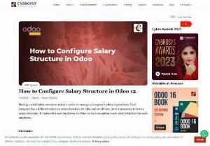 How to Configure Salary Structure in Odoo 12 - Each company has a different salary structure. This blog explains how to create salary rule and structure in Odoo 12