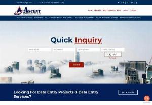 Data Entry Projects Outsourcing Services | Data entry work - AscentBPO - We are offering Data Entry Projects, Data entry work and Data entry Outsourcing Services to our valued clients, Noida, India 