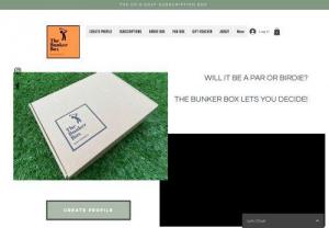 The Bunker Box - Online golf subscription box service we offer a monthly box of golf goodies delivered straight to your door or workplace, one off purchase for a present or golf day prize