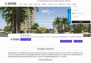 Luxury Apartments Near Whitefield - Prestige Waterford is an upcoming residential project by Prestige Group in Whitefield, Bangalore. Read on to get Prestige Waterford Reviews, Location, Lowest Price and more details.