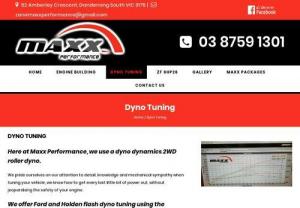 Ford XR8 turbo dyno tuning Victoria - Maxx Performance offer dyno tuning which is very fundamental to achieve Holden performance for fuel economy by ensuring your vehicle receive tuning with great Quality and service.
