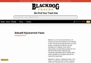 Bobcat Replacement Tracks - Selling premium aftermarket rubber tracks for Bobcat brand excavators and dumpers.