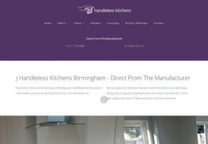 Handleless Kitchen Cabinets in Birmingham - If you are looking elegant door with sleek and modernized handleless kitchens cabinets in Birmingham, UK. J Handleless Kitchen provide perfect portable cabinets as per your requirements to further enhance the overall look of your sophisticated kitchens. 