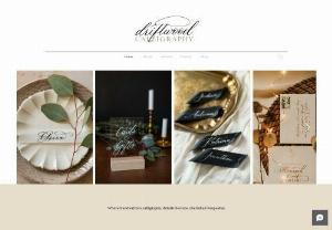 Driftwood Calligraphy - Custom calligraphy and hand lettering services to create stationery and signage for beautiful weddings and events