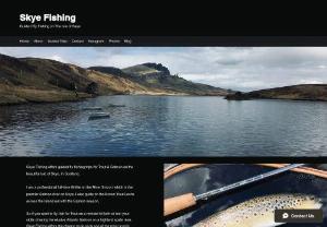 Skye Fishing - Fly fishing with experienced guide service on the Isle of Skye. Casting instruction for beginners available and tackle provided. Explore the outdoors and fly fish in fantastic surroundings. River,  loch and coastal fishing trips available.