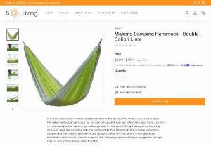 Nylon camping hammocks colibri lime - Also, there are metal-based stands that are perfect for outdoor practice. The prices offered by solliving are budget-friendly and the products are very fine in quality. In their package, the stands come in combination with a cotton swing. 

