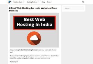 Best web hosting in India for Wordpress - Best web hosting in India for Wordpress my personal reviews.