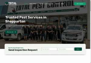 Total Pest Control Shepparton | Pest & Termite Inspection Victoria & Southern NSW. - Total Pest Control has been providing professional pest management to homes in Victoria & southern NSW. We offer Pest Control for Spiders, Rodents, Cockroaches, Termites, Ants & Fleas in Shepparton.