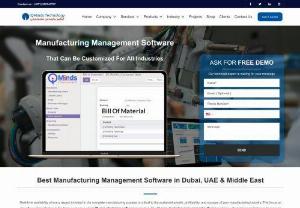 Manufacturing Software Dubai - IQMinds Manufacturing Software Dubai with Remarkable Features. To manage your manufacturing process hassle-free with real-time data of the manufacturing process to manage the flow.