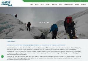 Expedition in Nepal - Great Everest Trek offers best expedition package in Nepal with itinerary and affordable cost.