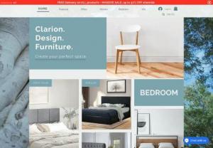 Clarion Design Furniture - At Clarion Design Furniture, we offer high quality furniture and appliances, delivered for free.
Unlike other major retailers who increase costs to accommodate advertising and show room expenses, we CUT costs, to ensure our premium products are delivered to you at the CHEAPEST price possible.