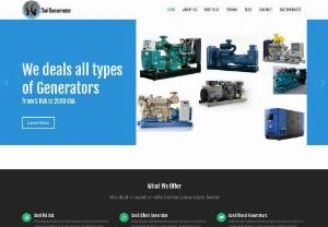 Used generators sale Cummins - Kirloskar, Ashok leyland - kig7085Gujarat business directory providing a comprehensive database of Sai Generator works Used Generator Manufacturers Exporters Suppliers Wholesalers & Distributors. Gujarat and all world Buyers can find the catalogs of Used Generator manufacturers exporters also post your Requirement to Sellers. Find Used Generator for Buy Sell at Sai Generator works. Diesel Service & Supply has been supplying commercial and industrial diesel powered solutions for over 45 years. worldwide sales of Used Diese