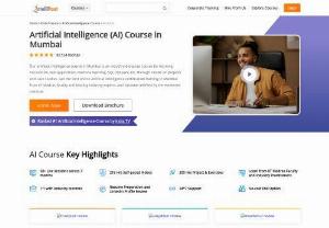Artificial Intelligence Course In Mumbai - The Best Artificial Intelligence Course In Mumbai. Take your career to new heights by joining this training program.