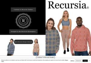 Recursia LLC - Welcome to the Recursia marketplace! Enjoy browsing our collections of cutting-edge work featured on attention-grabbing fashion, home decor products, and gifts featuring eye-catching art and designs exclusively curated from Recursia\'s creative portfolio  