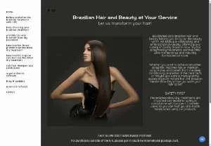 Screenshot of Brazilian Hair and Beauty