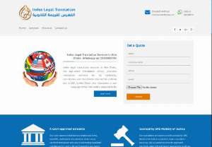 Index legal translation abu dhabi  - a legal translation services provider.
