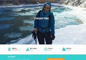 Chadar Trek Ladakh - Chadar Trek Ladakh is the best for visiting in the winter season months like January & February. It is popularly known as Frozen River Trek. It is the only one of its kind in the whole world. Visit us to know more.