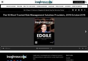 The 10 Most Trusted Risk Management Solution Providers, 2019 - Insights Success introduces \