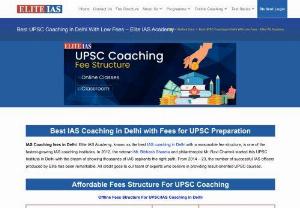 ias coaching in delhi fees - It\'s a flawlessly competent IAS Coaching in Delhi that enables you to see yourself as a successful IAS officer. And Elite IAS Academy never fails to equip its students to hit the target! Many of our students have already been doing us proud, as highly efficient Civil Servants. 