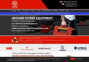 Red Box Aviation - Red Box Aviation are manufacturers and suppliers of a range of aviation ground support equipment. Their products include ground power units, aircraft start power units, aircraft tugs, aircraft tools and tool kits and tool control systems. They also supply aviation trolley cases, battery carts, load banks, borescopes and fiberscopes.