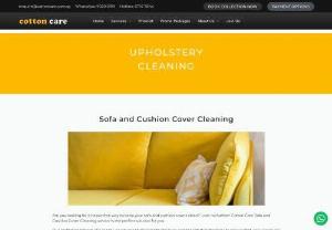 Upholstery Cleaning – Cotton Care Singapore - Upholstery Cleaning, an on-site cleaning service which keeps your sofa deodorized and comfortable. Let Cottoncare handle the job and make your sofa brand new.