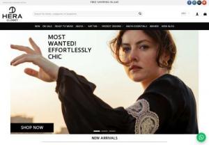 modern abaya - HeraCloset is one of the best online stores for beautiful stylish Abaya & Arabic clothing and silk Kaftans dresses for women on amazing prices.

