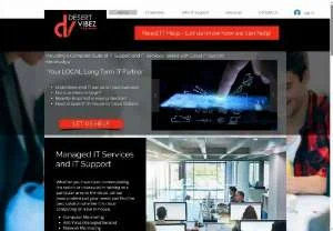Screenshot of Desert Vibez IT Services