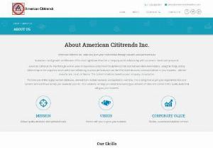 American citi trends Inc - American Cititrends Inc. Takes data and uses it to optimize business processes, maximize ROI and source quality leads to grow your business.