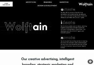 Wolftain Agency Pvt. Ltd - Wolftain Agency Pvt. Ltd is a promising personification of customer trust and loyalty while converting a business to a brand of its own. We are a powerhouse of creative individuals bridging the gap and unifying efforts that cater in and around services like Advertising, Branding, Marketing, and Web Development.