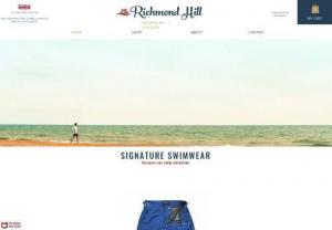 Richmond Hill Swimwear - Luxury Designer Swim Shorts For Men. Tailored for a superior fit. Made with water resistant, quick drying fabric. Go from Pool to Party