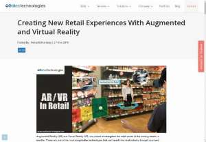 Creating New Retail Experiences With Augmented and Virtual Reality - 
Augmented reality app development services can significantly improve marketing efforts by delivering personalized customer experiences that maximize engagement and interactivity. With three-dimensional VR simulations, retailers can provide immersive in-store experiences to customers from the comfort of their homes. VR marketing enables retail brands to promote their stores or a range of products and pull in more customers. 
