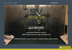 SV Lock & Safe - Certified locksmith and safe & vault mechanic offering residential, commercial and automotive locksmith services based out of London and St Thomas Ontario. We cover all of south western Ontario. 
