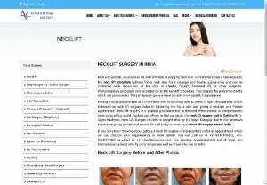 Neck lift Surgery India, Neck Lift Surgeon Cost Delhi India - Finding neck lift surgery clinic in India, neck lift procedure in delhi and neck lift surgery specialist? Contact Dr. Kashyap as best neck lift surgeon in India.