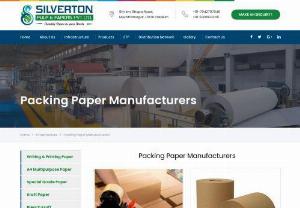 Uses of Packing Papers - Being Several uses of paper packaing, Silverton Pulp & Paper Pvt. Ltd. is the main leading brand for Packing Paper Manufacturers. Today Paper packaging is a versatile and cost-efficient method to protect and transport a wide variety of products.  In addition, it can be customizable to meet the customer or product-specific needs. Attributes, like lightweight, biodegradability, and recyclability, are the advantages of paper packaging that make them an essential component in today\'s modern life. 