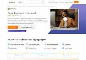 Azure Training In Hyderabad - By obtaining an azure certification in Hyderabad, you will learn about Azure cloud platform that will help you master various aspects of the cloud architecture, its various layers, components, Azure Resource Manager, Virtual Network connectivity, Windows PowerShell, deploying the cloud infrastructure and security.
