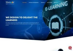 E-Learning Solution - Blue Apple technology develop e-learning solutions for employee training, education, microlearning etc.