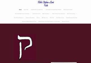 Bibnar - Rabbi of Temple Bat Yam of the Islands in Sanibel, FL and former President of the WUPJ, Rabbi Stephen Lewis Fuchs is the author of four books, over 100 published articles, and is available for speaking engagements