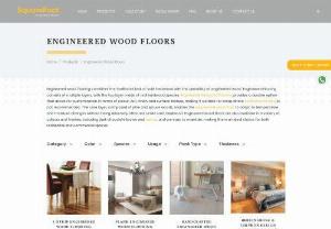 Buy Engineered Wood Flooring In India | SquareFoot - Install Engineered Wood Flooring from SquareFoot,  Our Engineered wood floor represents all the traditional aesthetics of solid hardwood,  with an innovation of design that makes it even more versatile