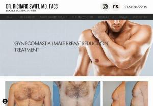 Gynecomastia Specialist NYC - RichardSwiftMD - Whether due to hormones, metabolism or other conditions, gynecomastia causes breast tissue to swell and can make boys and young men feel more self-conscious about their breasts. Many men suffering from gynecomastia feel embarrassed to take off their shirts at the beach, at the gym, or during intimacy. Thanks to advanced technology and surgical procedures, gynecomastia can now be reversed, giving you a more masculine, natural-looking chest. Call us now. 