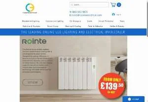 Screenshot of Cosmo Electrical: LED Lighting Products