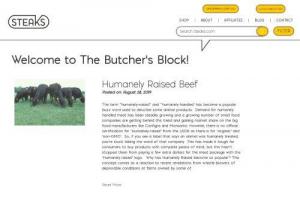 Welcome to The Butcher\'s Block - Steaks provide the best quality organic beef at best price
