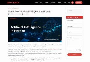 Why and How to use AI in FinTech for decisive experience - Artificial Intelligent makes it possible to generate accurate insights related to the customers and clients. This ultimately helps to reduce the time spent in analyzing the huge amount of data. AI is programmed in a proficient way to tackle and manage daily based financial services.