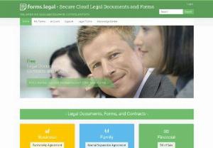 Forms Legal LLC - Forms Legal LLC makes this process easy for you as you can create, print and download customized legal documents, contracts and forms on the cloud by signing up on its site free of charge. 
