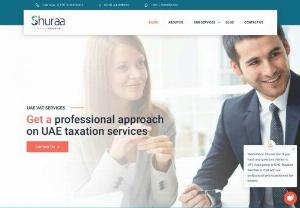 Tax Agent and Accounting Firm in Dubai, UAE - Shuraa Tax is a leading name in all kinds of tax management and VAT services in Dubai. At Shuraa tax, we assist with the management of VAT Compliance, the best support in an annual tax audit, VAT registration/return/refund and guide you for your future financial plans. We aim to provide complete accounts management solution for all business types, whether small, medium or large scale, we are here to assist you.