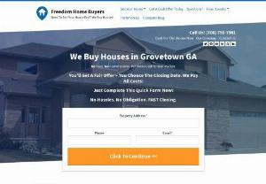 Sell My House Fast Grovetown GA - Freedom Home Buyers - Sell My House Fast Grovetown GA!\