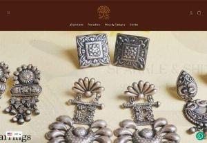Silver Jewellery Shop in Lucknow - Silver with Sabi is the best shop in Lucknow for Silver Jewellery where 92.5 silver jewellery designs waiting for you. Visit this designer silver jewellery shop in Lucknow and buy silver anklets, nose rings, earrings, necklace to enhance your beauty.