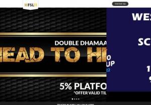 Play Fantasy Cricket - FSL11 - FSL11 is India\'s most trusted fantasy sports platform where you can play fantasy cricket games online and win daily cash.Participate in a fantasy cricket league,join the contest and select your fantasy cricket team and win real cash prizes,download app now.

